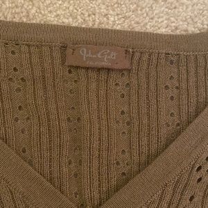 brandy melville brown cardigan